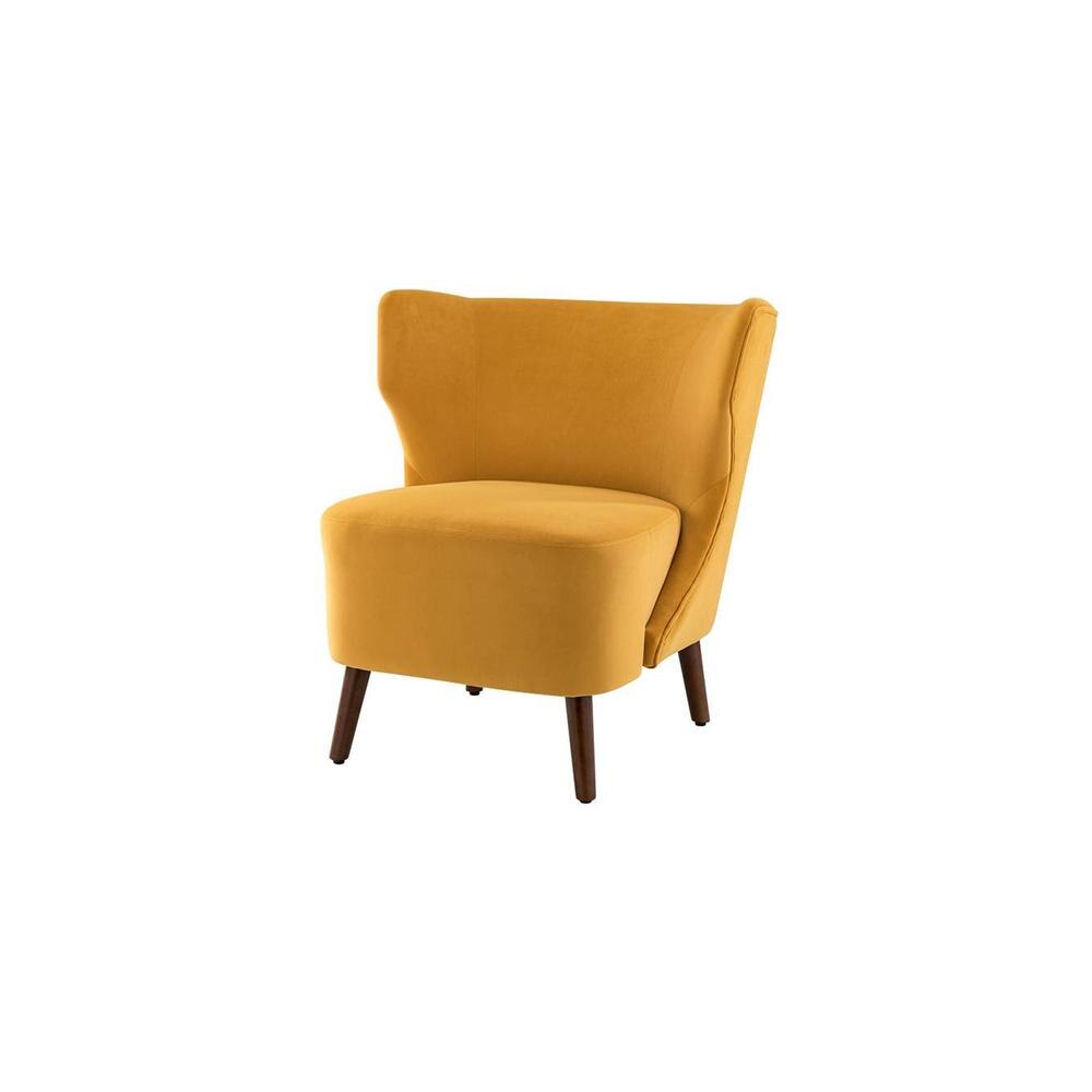 Torren Accent Chair in Yellow Colour