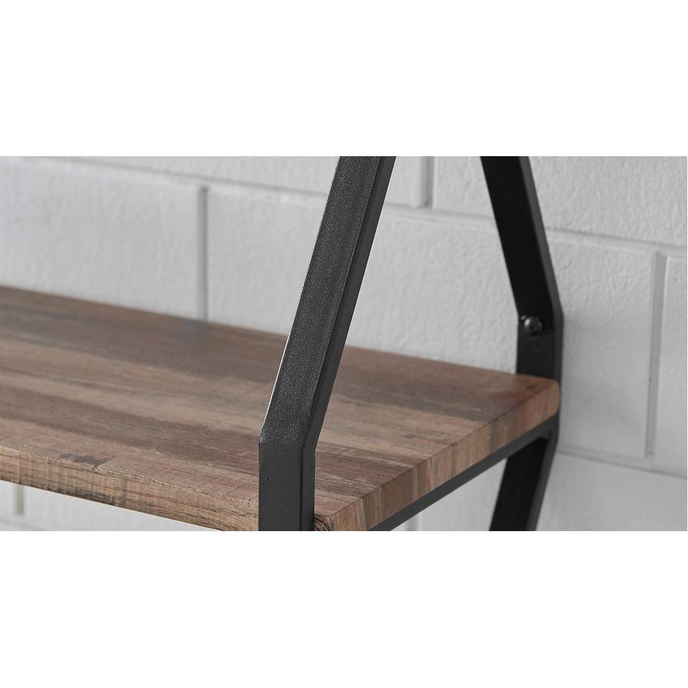WOODENMOOD Rectangular Wall Rack