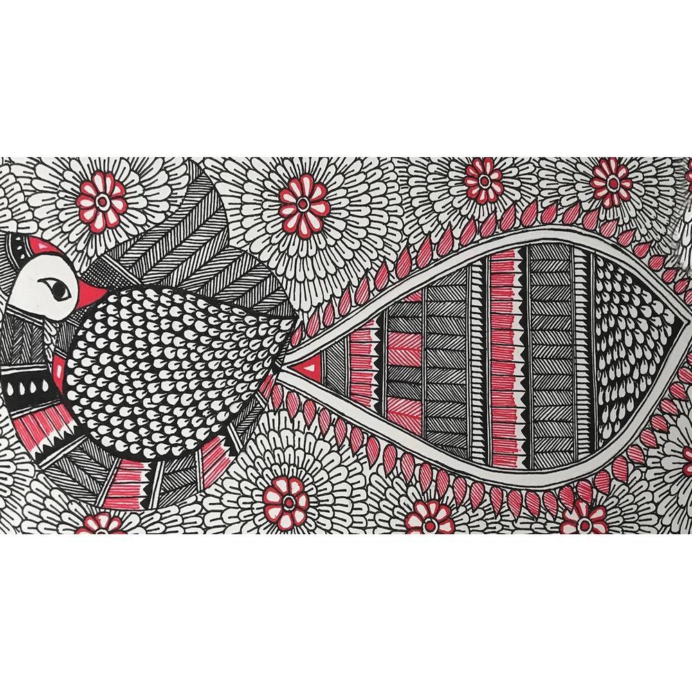 Peacock Doodle   and Serving Tray  Multicolour