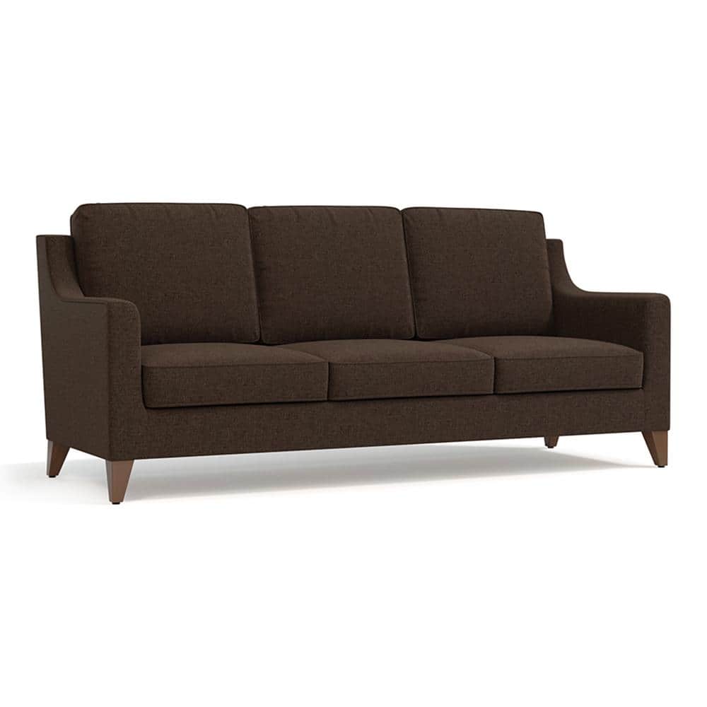 Abbey 3 Seater Fabric Sofa in Mocha Colour
