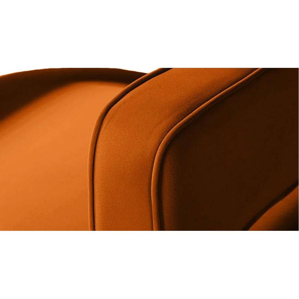 Alson Accent Chair in Orange Colour