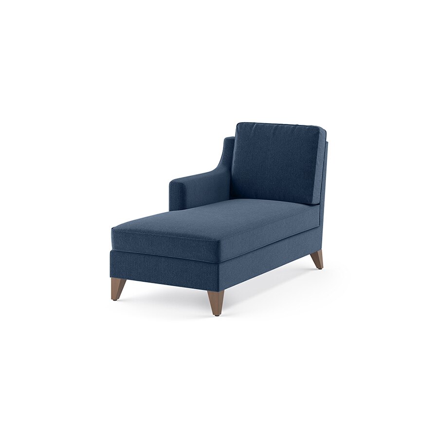 Abbey Sectional Sofa (Colour : Lapis Blue, Cushion : Hard, Seater : Left Aligned 3 Seater + Left Aligned Chaise)
