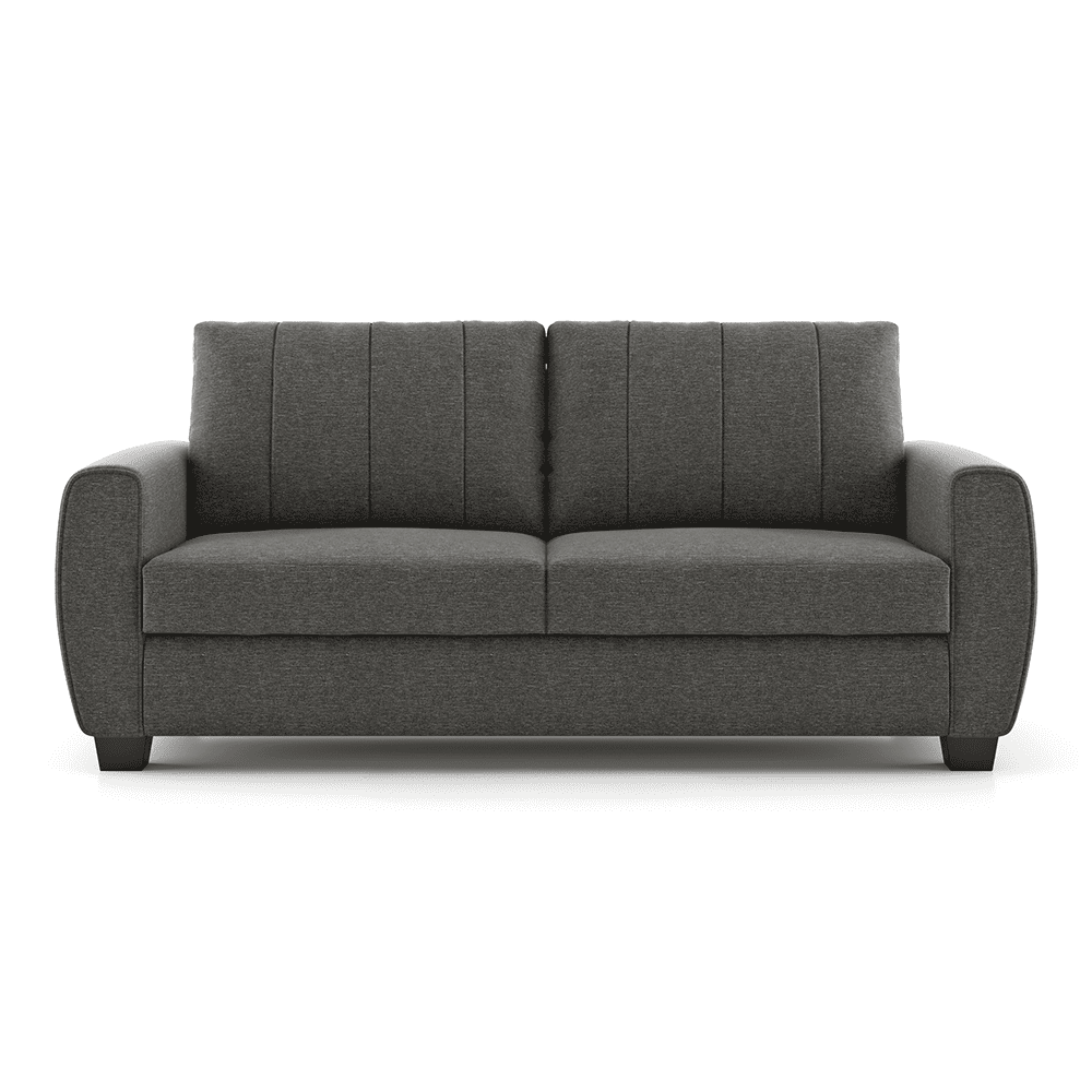Luna 3 Seater Fabric Sofa (Slate Grey)