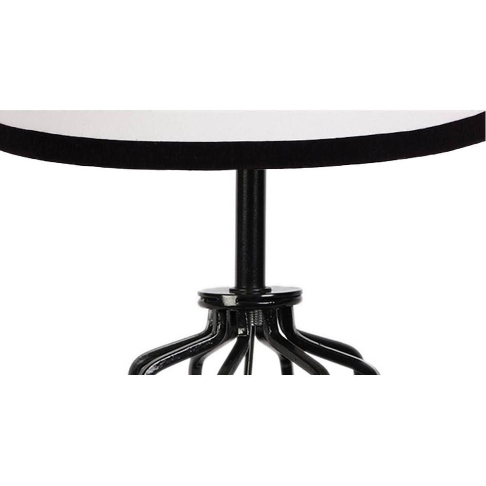 Haisley Multicolor cotton Table lamp with Iron Base