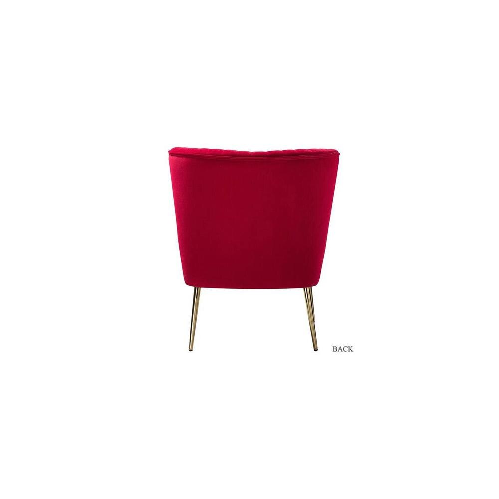 Fission Accent Chair in Red Colour
