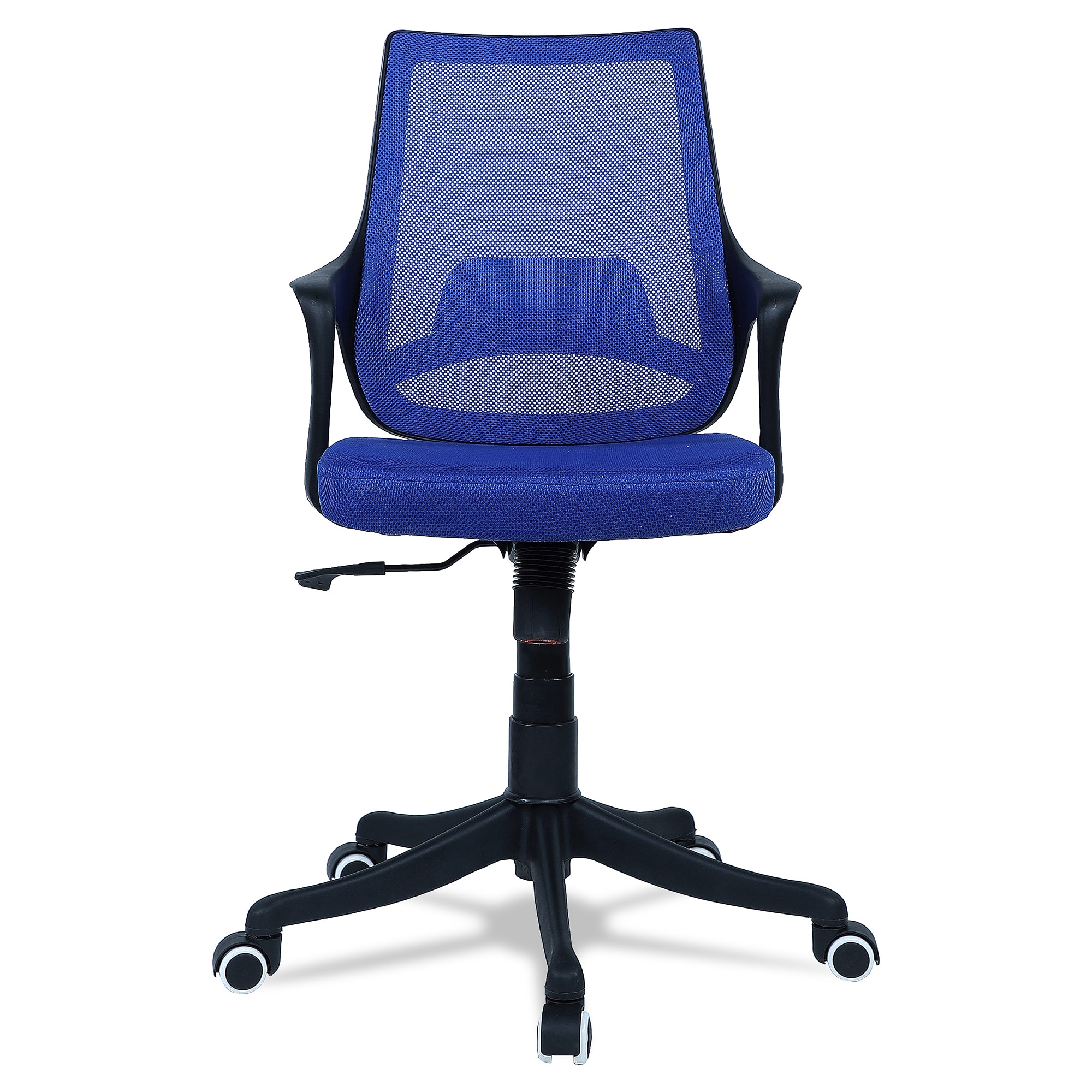 Ddeasirea Mid Back Ergonomic Chair in Blue Colour
