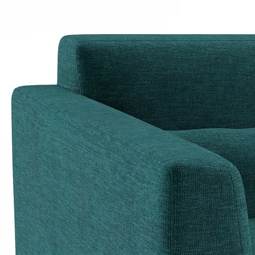 Lewis Sofa (Colour : Malibu, Cushion : Soft, Seater : 3+1+1)