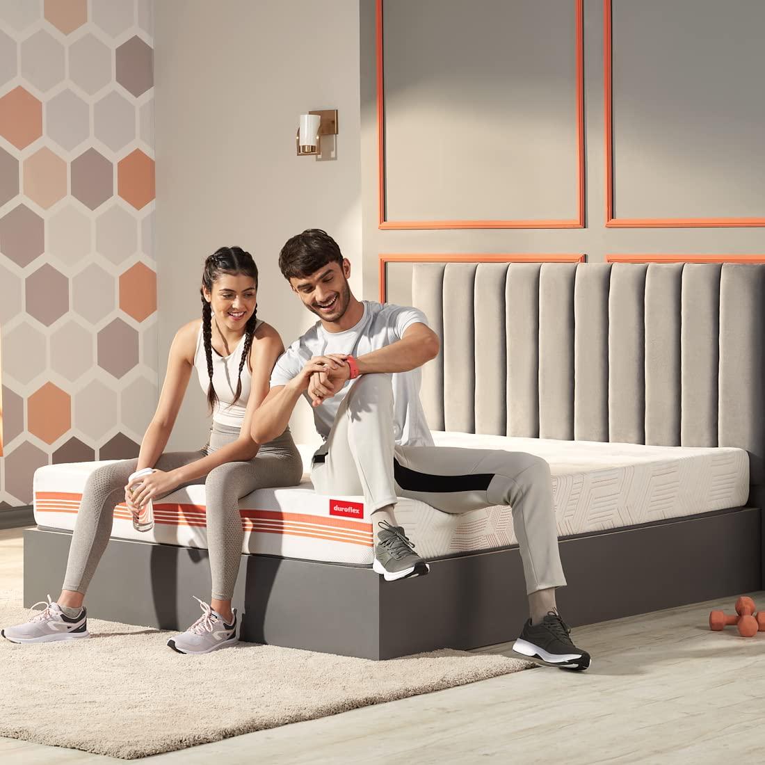 Quboid 3 Zoned NRG Layer Medium Firm Qube Cell Mattress with Zero Motion Transfer