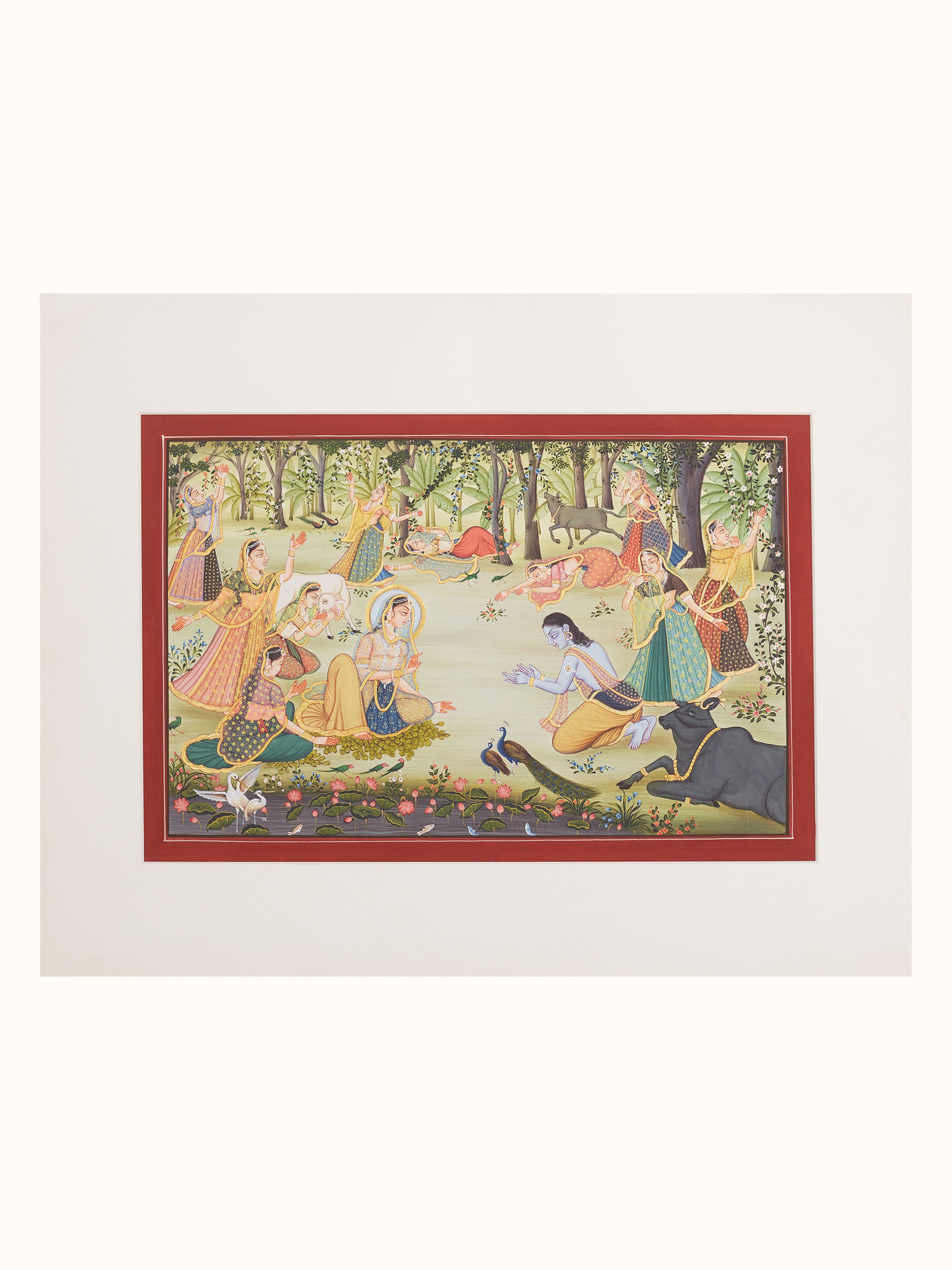 Krishna Leela Pichwai Painting