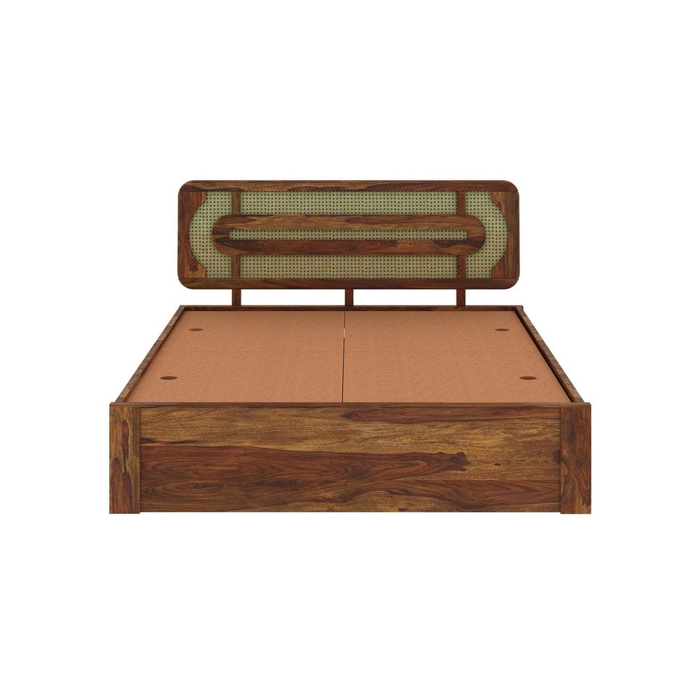 Seaside Escape Solid Wood Queen Size Drawer Storage Bed