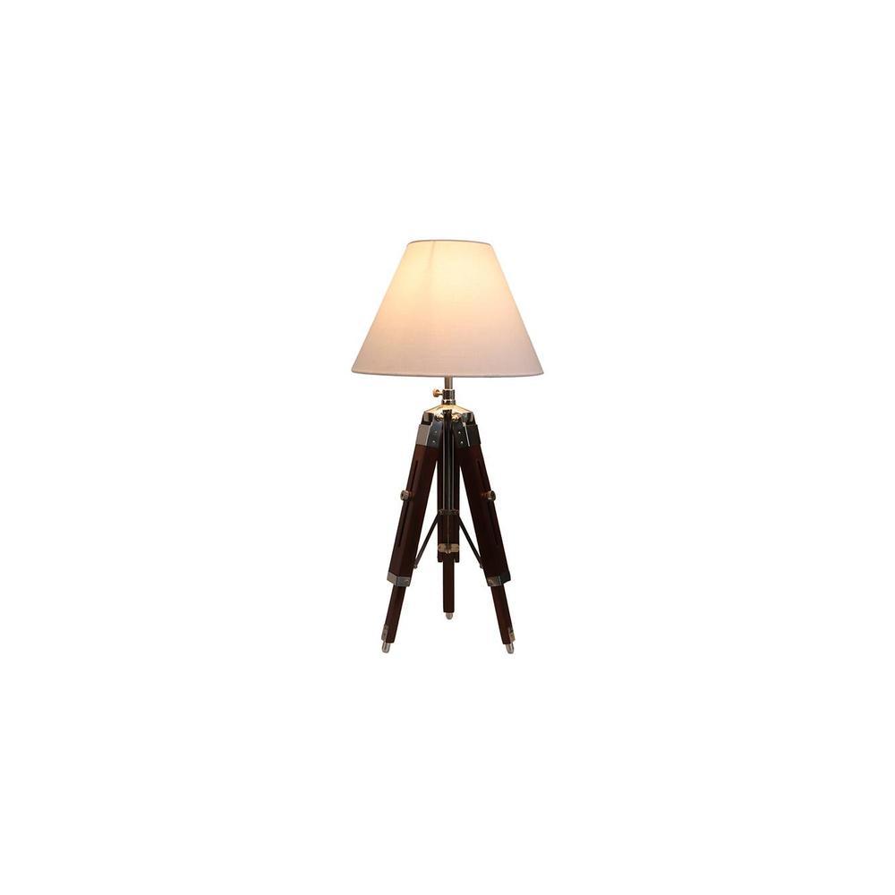 Shealynn White Cotton Shade Table Lamp