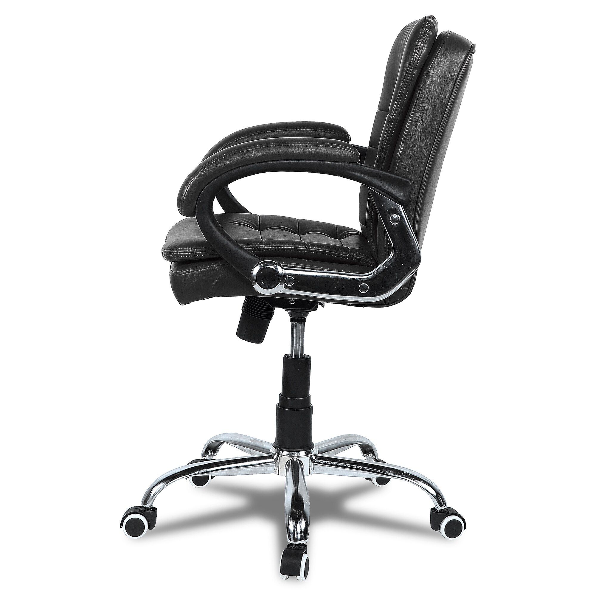 Veaoilaa Mid Back Executive Chair in Black Colour