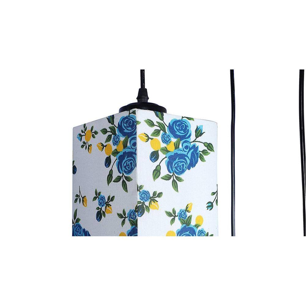 Leonidas Multicolour Fabric Cluster Hanging Light