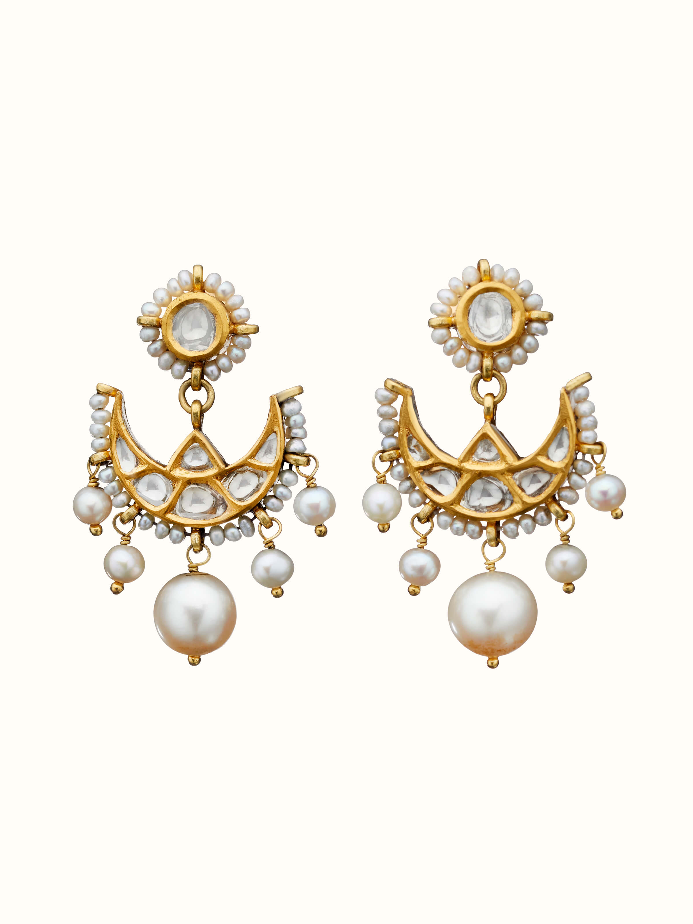 Jadau 18 Karat Gold Drops