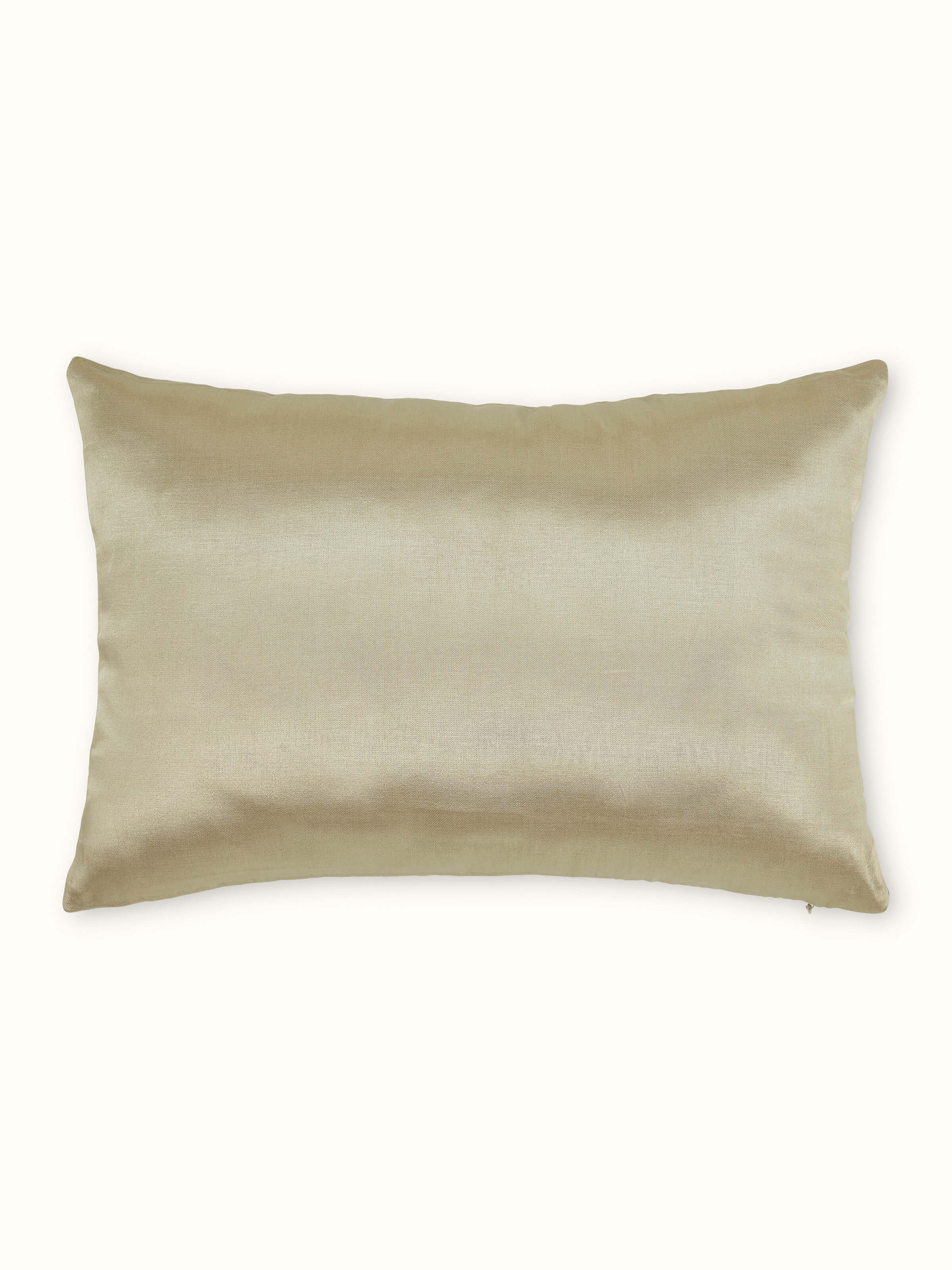 Rambagh Green Geometric Cotton Blend Sanganeri Hand Block Printed Cushion Cover