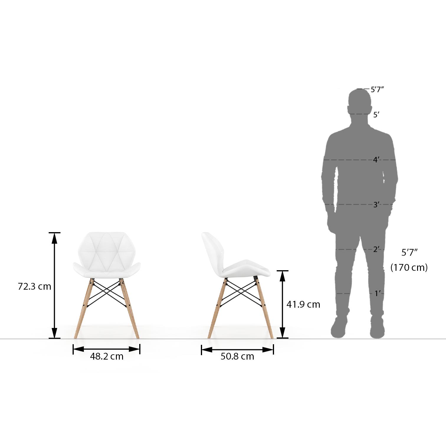 Ormond Accent Chair in  White Colour
