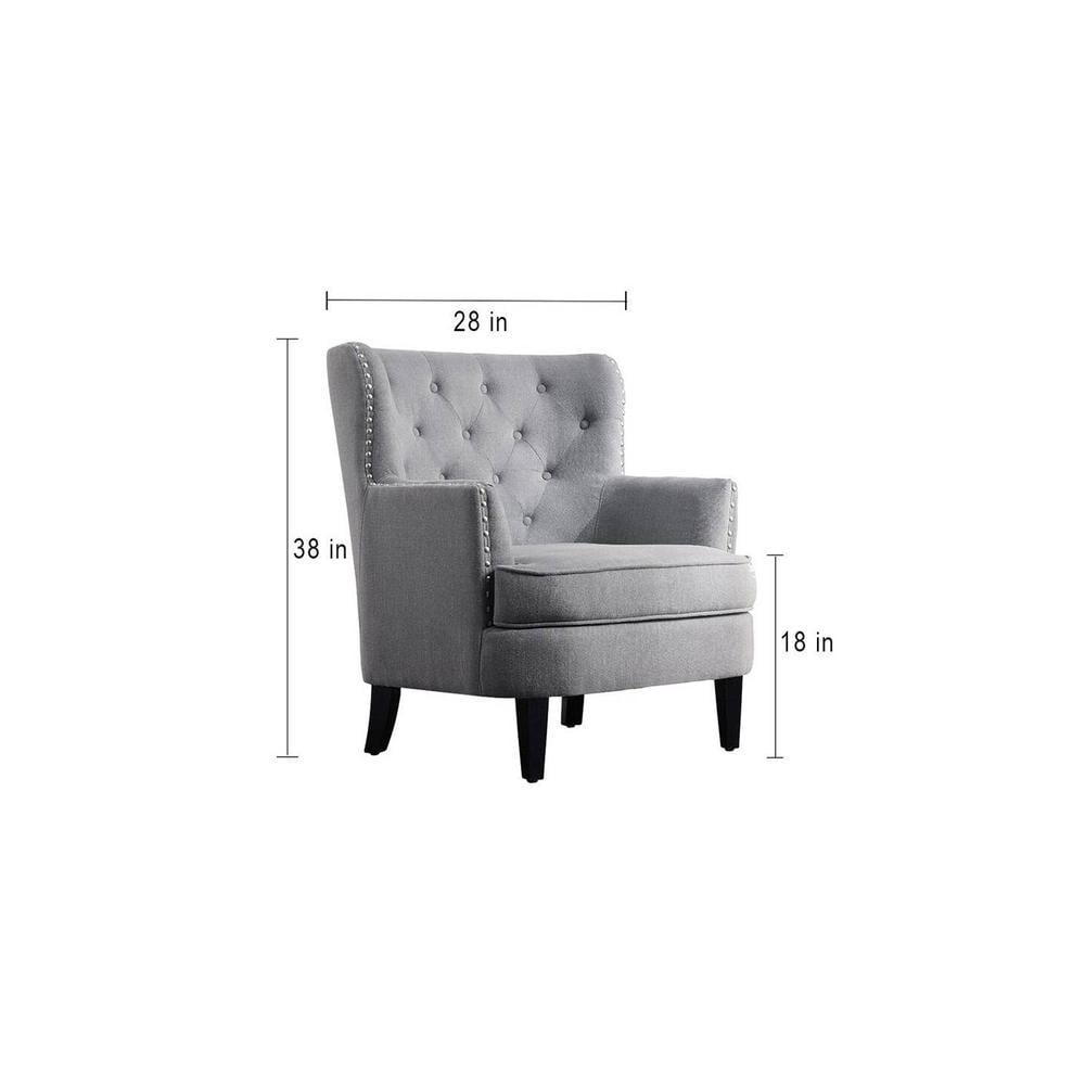 Brogen Accent Chair in T blue Colour