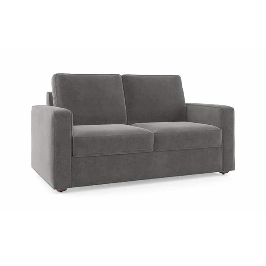 Apollo Compact Sofa Set (Colour : Ash Grey Velvet, Cushion : Soft, Back Type : Regular, Seater : 2+1+1)