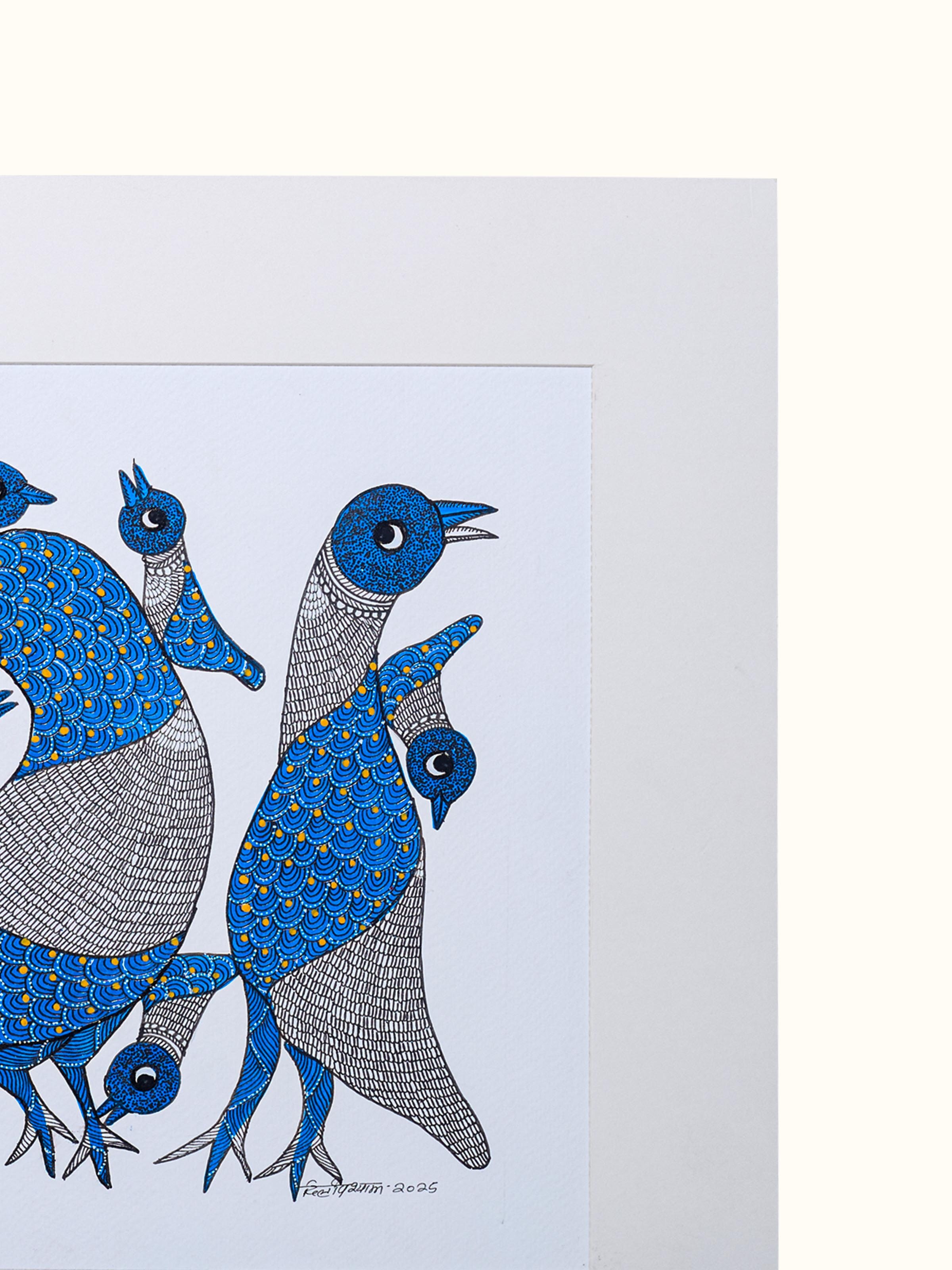 Silent Flock Gond Art