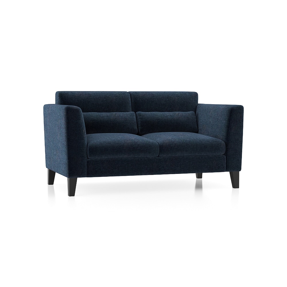 Lewis 2 Seater Fabric Sofa in Cobalt Colour