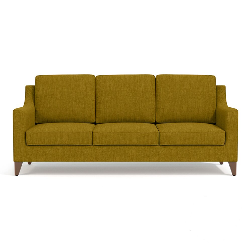 Abbey Sofa Set (Colour : Olive Green, Cushion : Soft, Seater : 3+1+1)