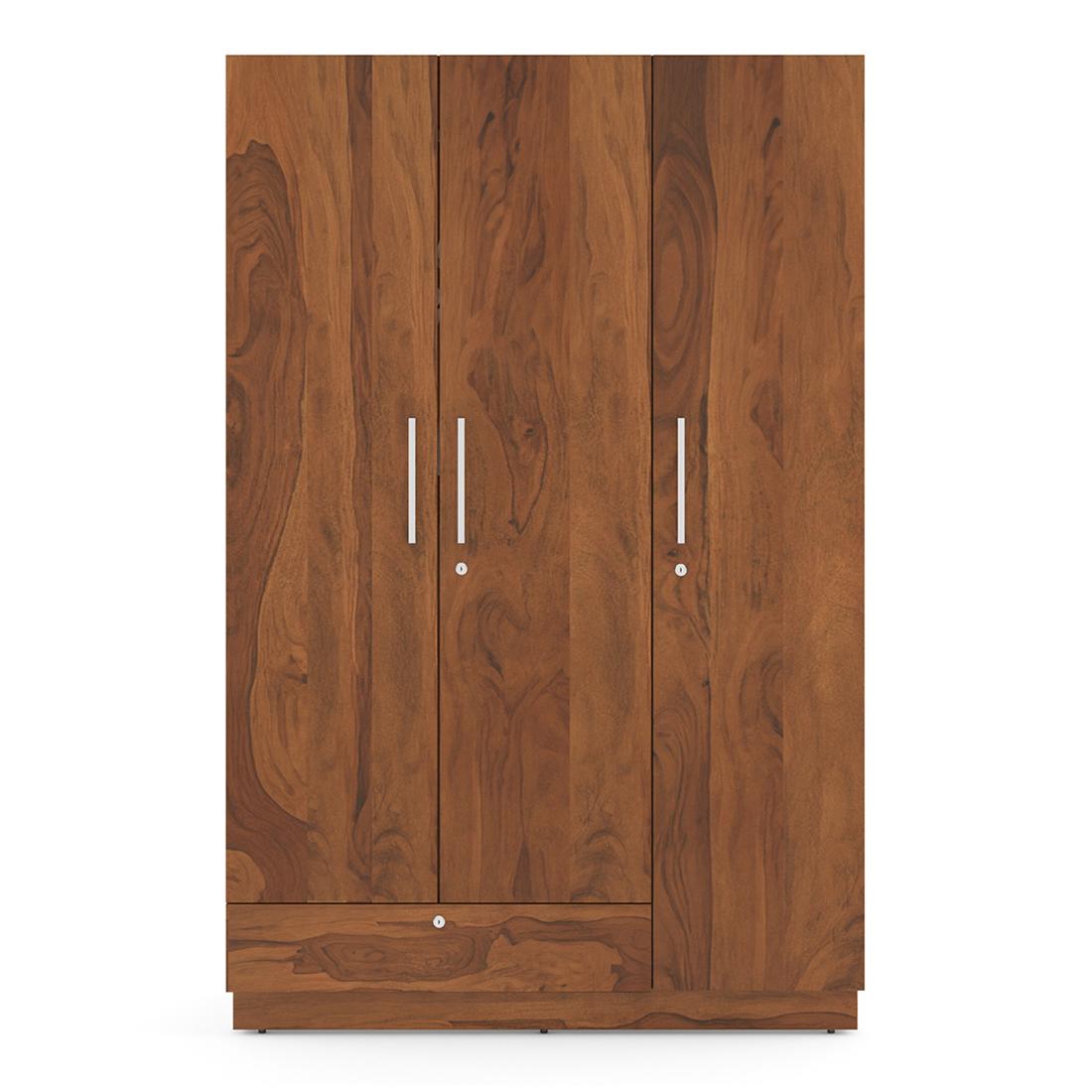 Bocado 3 Door Wardrobe in Sheesham Finish