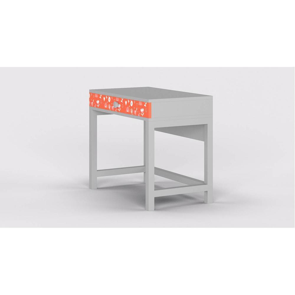 Topolino Study Table - Silver Grey