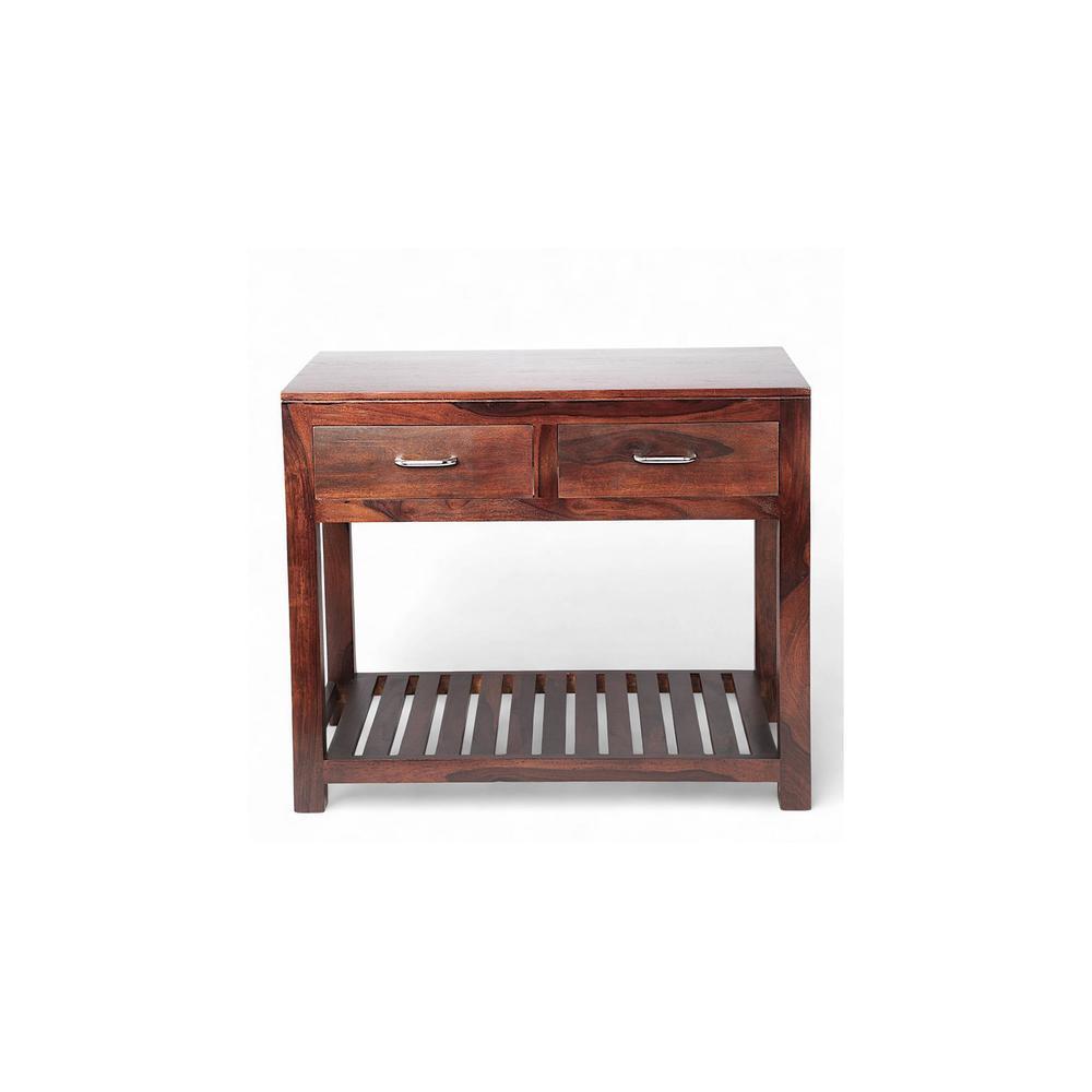 Allen Console Table - Walnut Finish