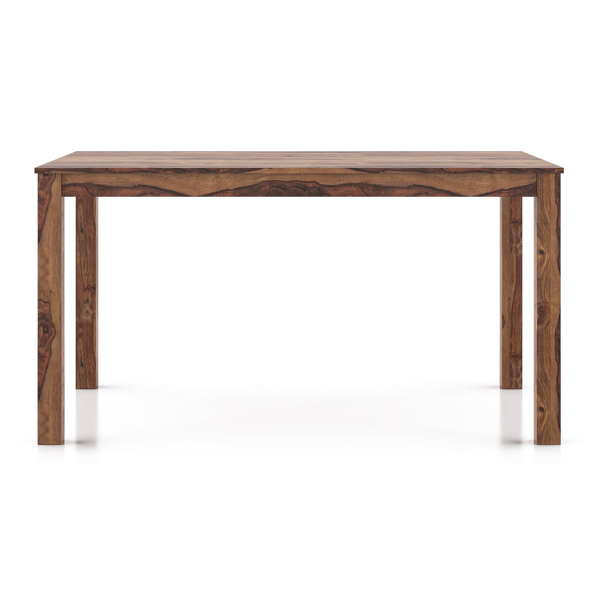 Oliver 6 Seater Dining Table In Teak Finish