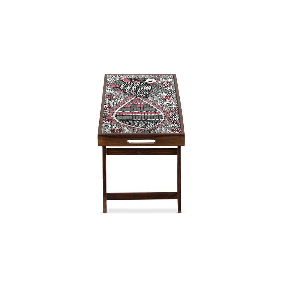 Peacock Doodle   and Serving Tray  Multicolour