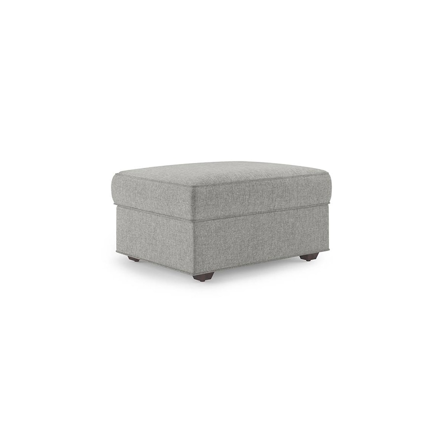 Apollo Compact Sofa (Colour : Vapour Grey, Cushion : Soft, Back Type : High Back, Seating Capacity : Right Aligned 3 Seater + Right Aligned Chaise + Ottoman)