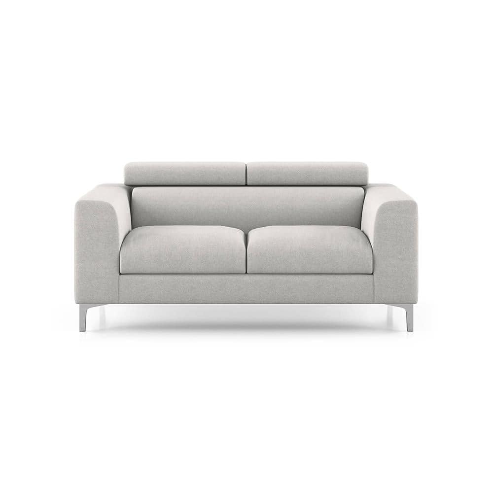 Chelsea 2 Seater Fabric Sofa (Vapour Grey)