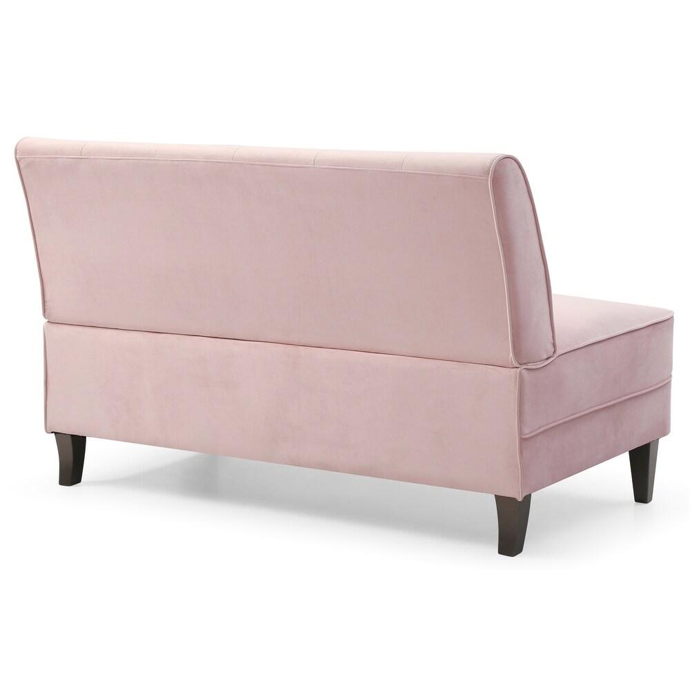 Seltos Fabric Sofa - Pink