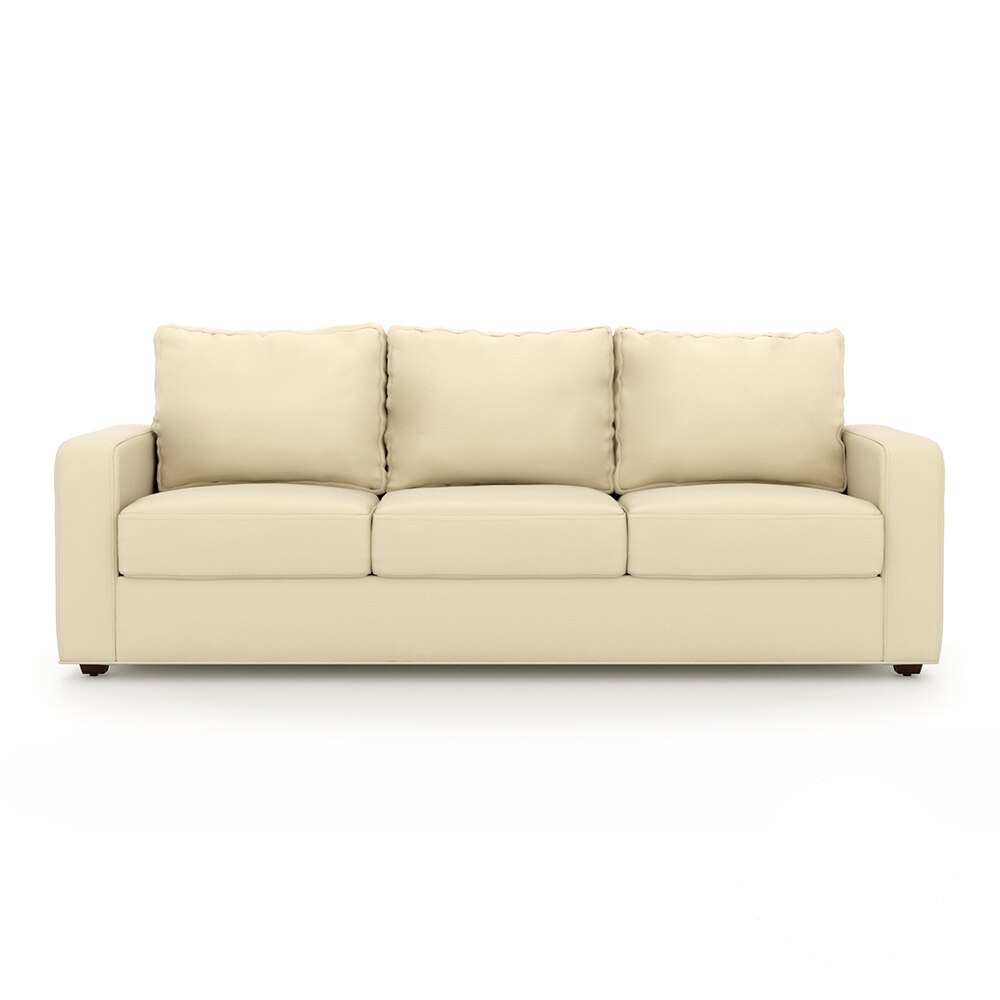 Apollo Compact Sofa Set (Colour : Cream, Cushion : Hard, Back Type : Regular, Seater : 3+2+1)