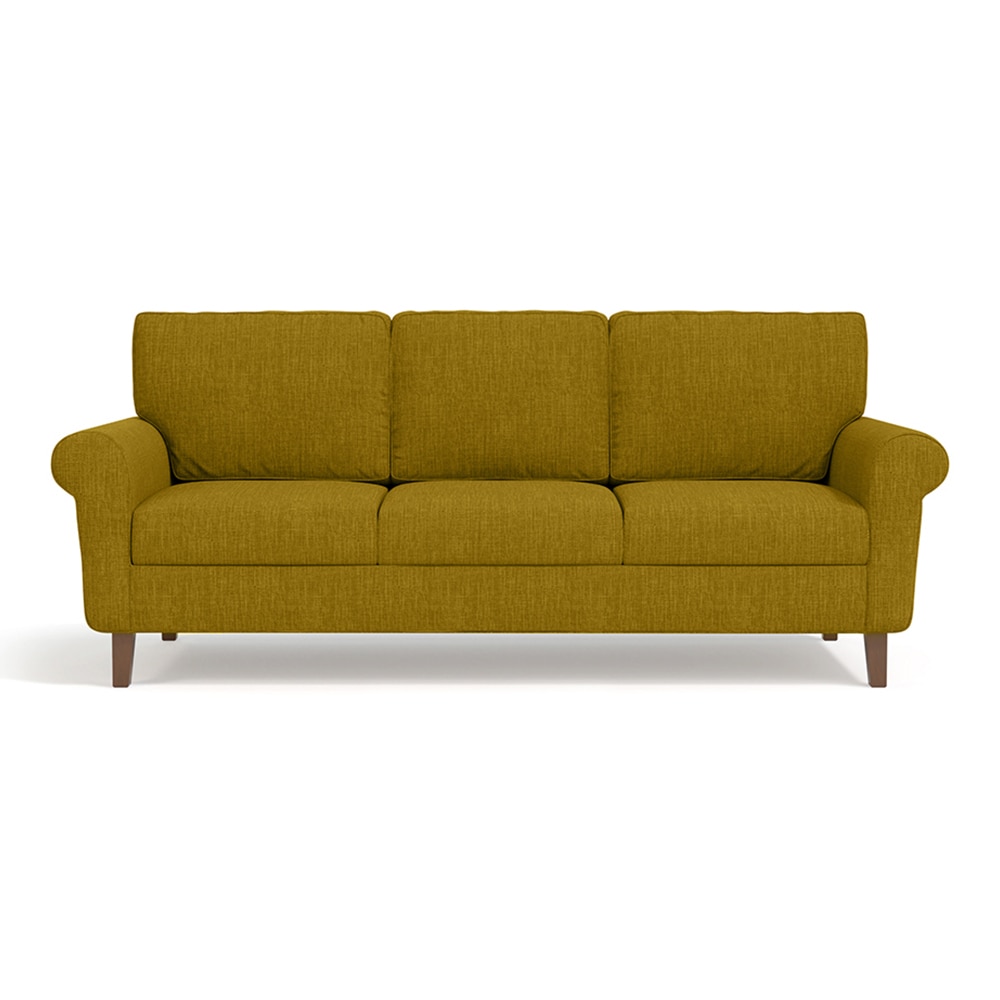 Oxford Sofa (Colour : Olive Green, Cushion : Soft, Seater : 3+2+1)