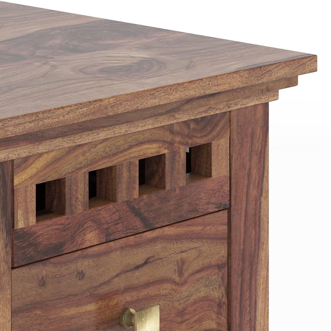 Fidora Study Table Finish - Teak
