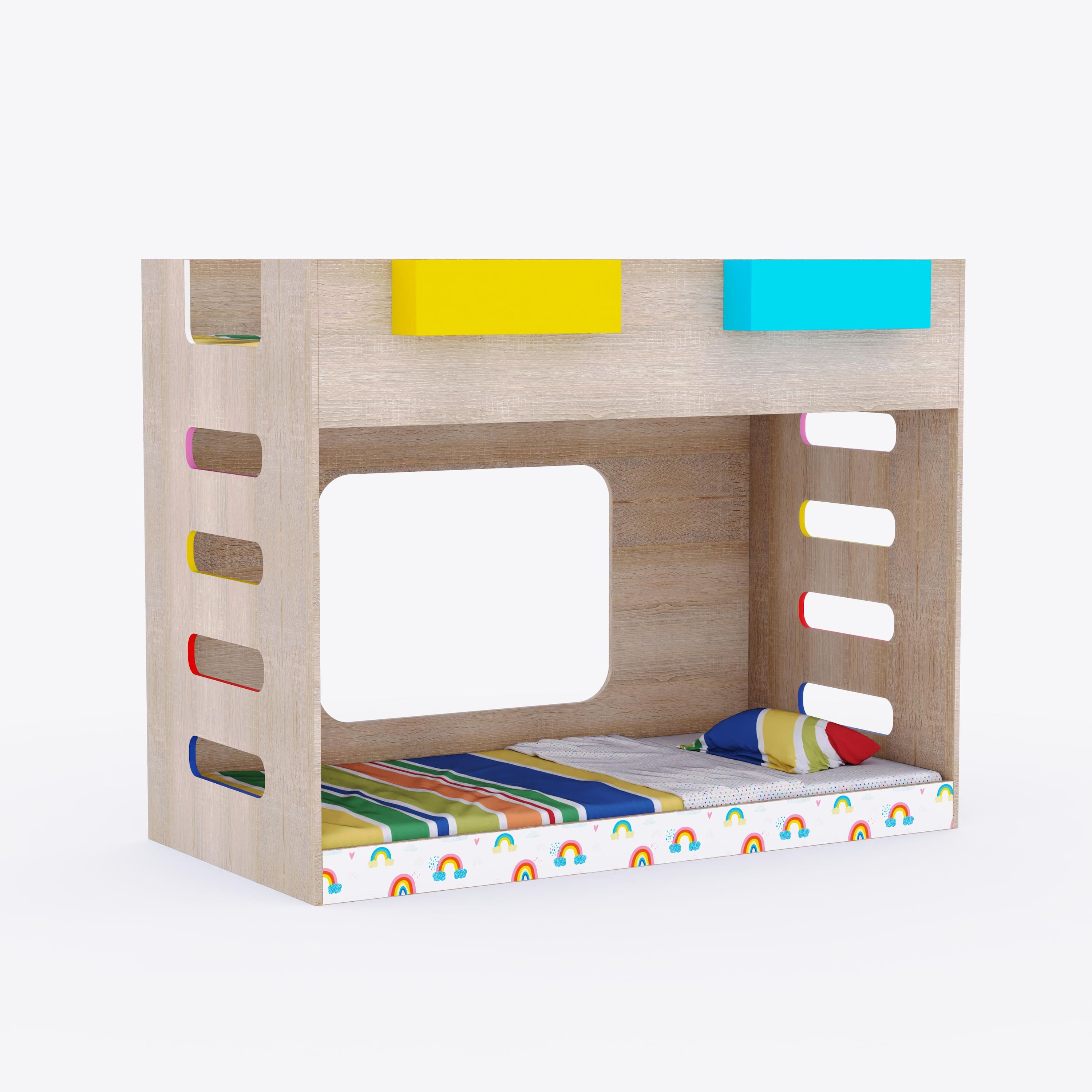 Sleep Over Bunk Bed In Oak Colour