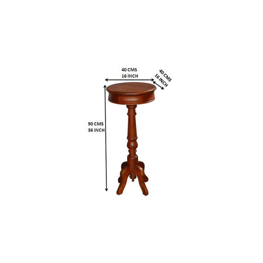 Minar Solid Wood Coffee Table In Brown Finish