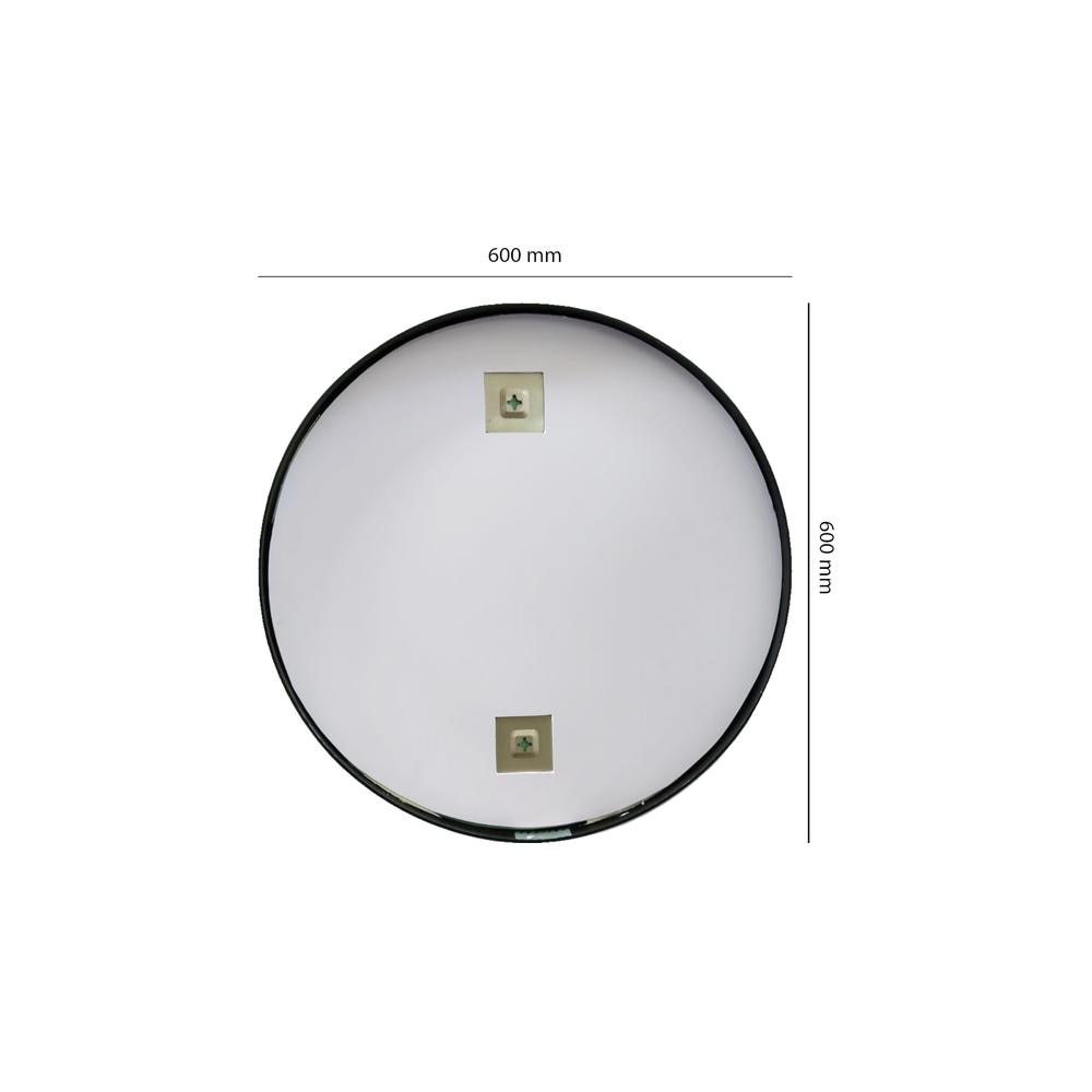 Aluminium Circle Decorative wall mirror by elegant arts and frames (Mirror size 600 mm)
