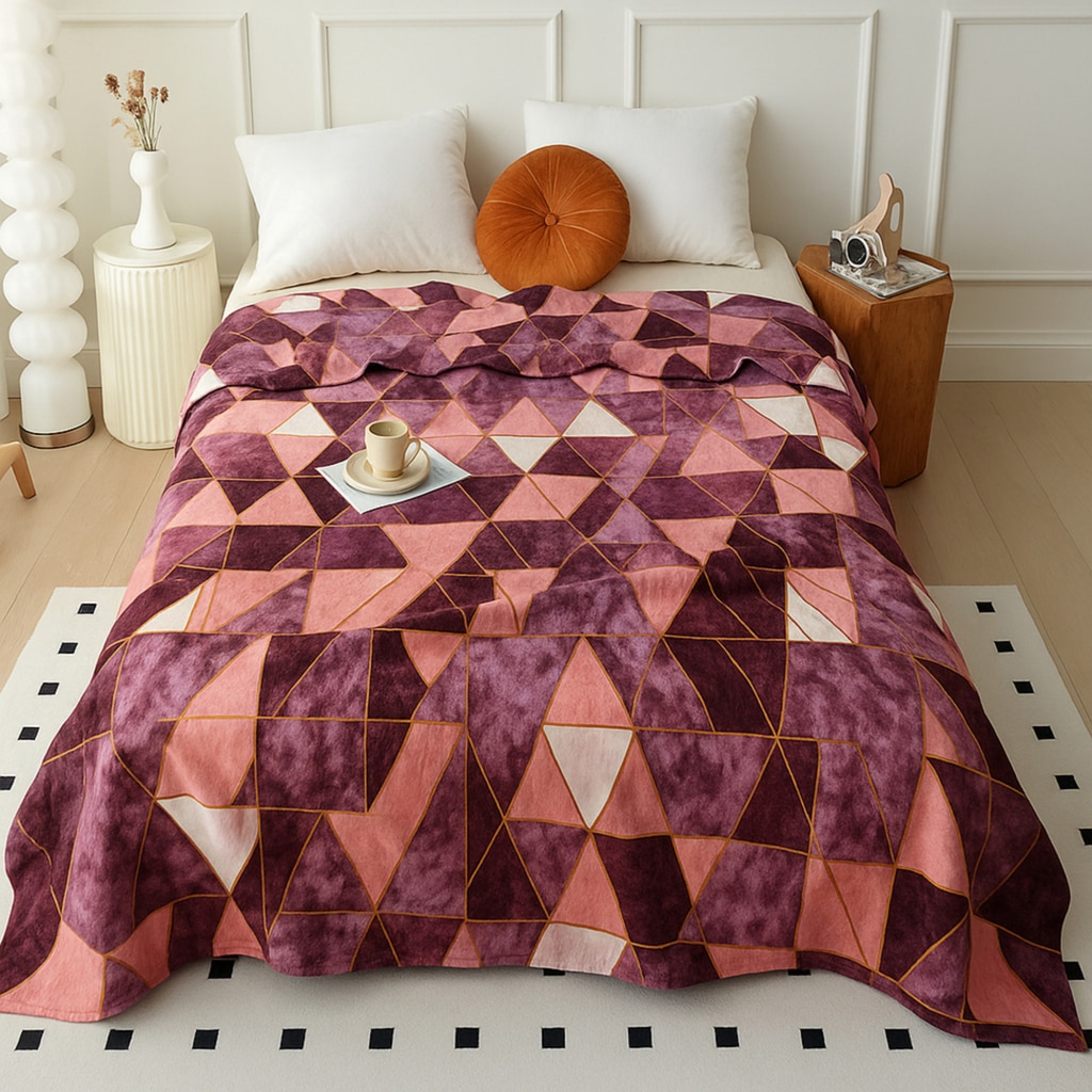 Super Soft Cozy Doube Bed Blanket 240 X 220 Cms  210 Cms