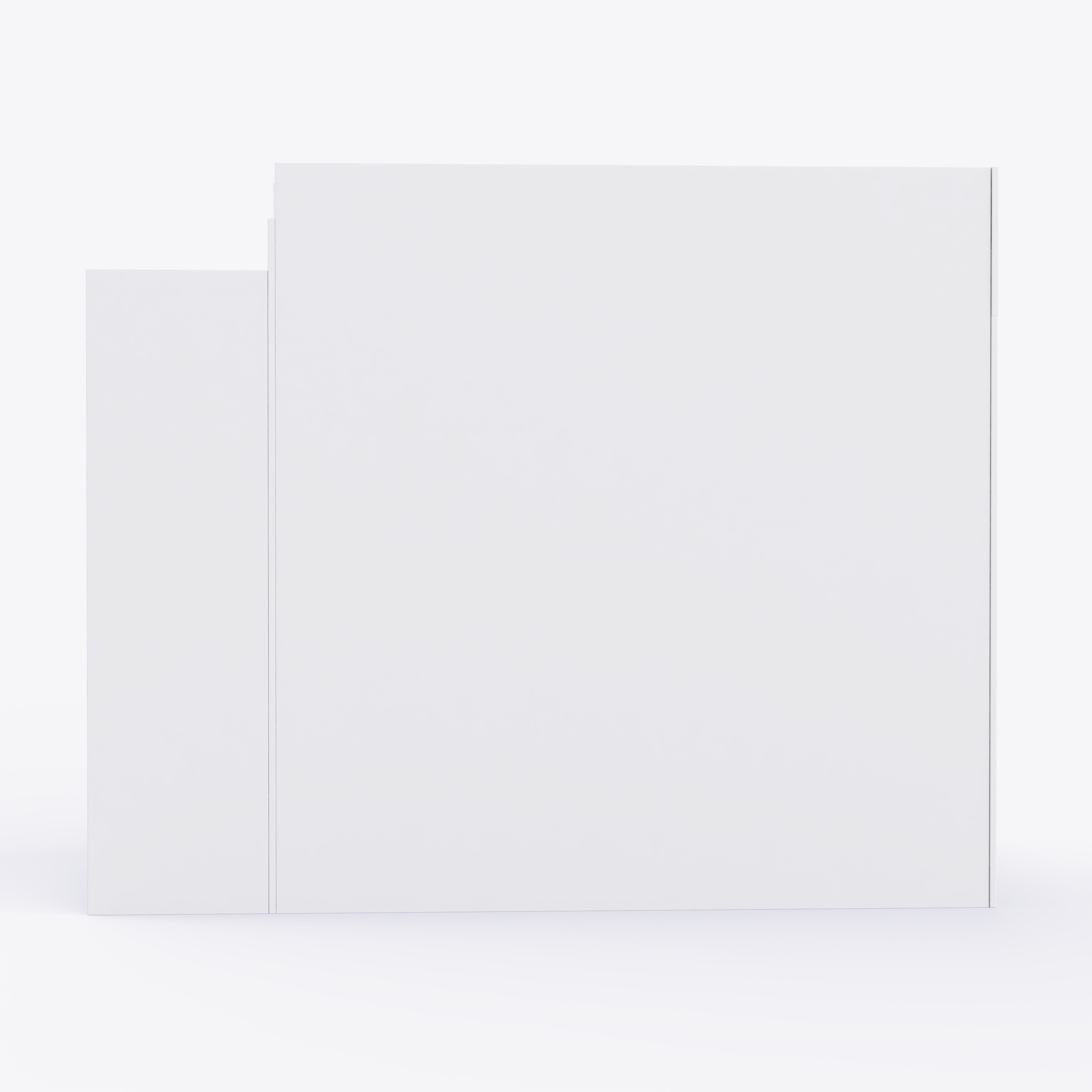 Pattern Dreams Bunk Bed  6X5 (Drawers On Wheels) In White & Blue Colour