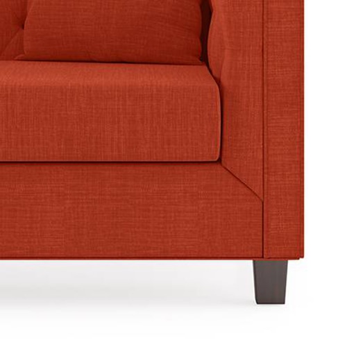 Windsor Sofa Set (Colour : Lava Rust , Seater : 2+1+1)
