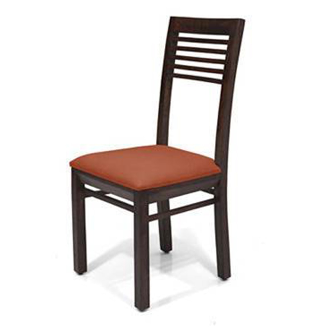 Arabia Xxl Solid Wood 8 Seater Dining Table With Set Of 8 Zella Chairs (Colour- Burnt Orange , Finish- Mahogany)