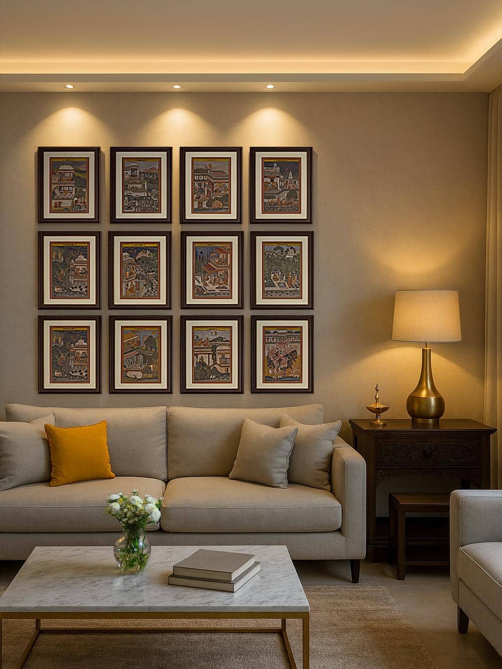 Pichwai Geet Govindam Painting (12 Pcs)