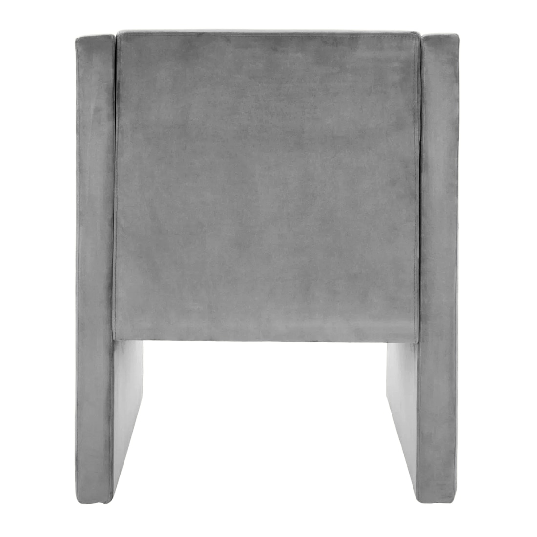 Shuntina Accent Velvet Chair in Grey Colour