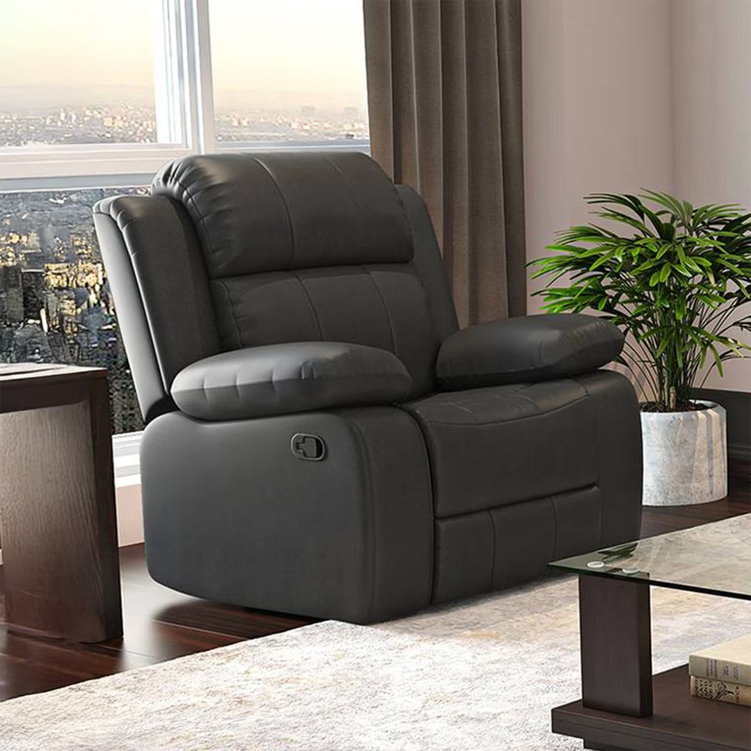 Griffin 1 Seater Recliner - Anchor Grey