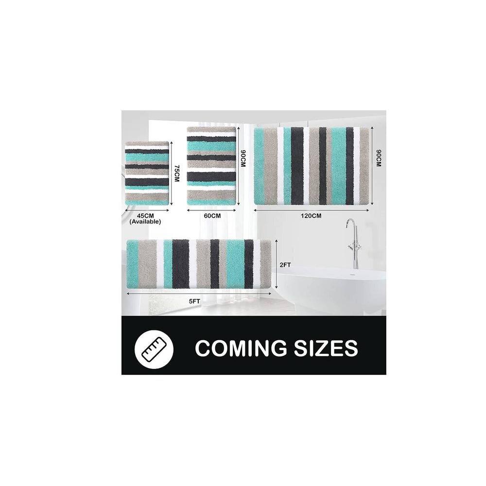 Bathmat 2500 GSM Microfiber Anti Skid Slip Water Absorbent Machine Washable and Quick Dry Italia Mats for Bathroom, Kitchen, Entrance