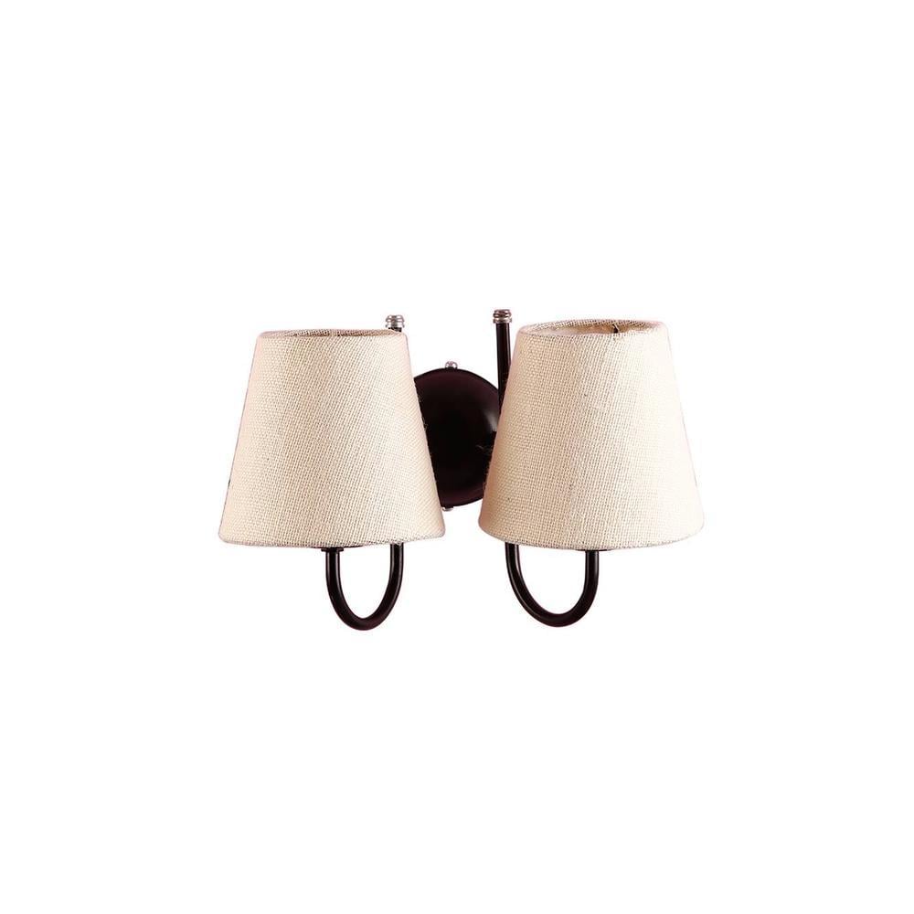 Etha White Natural Fiber Wall Light