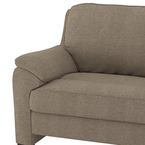 Farina Premium 3 Seater Fabric Sofa in Mist Brown Colour