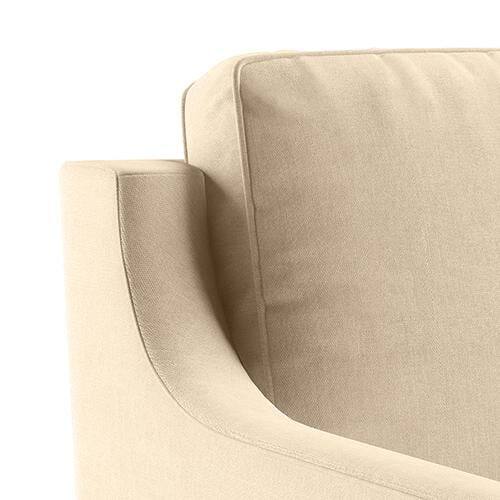 Abbey Sectional Sofa (Colour : Birch Beige, Cushion : Soft, Seater : Left Aligned 2 Seater + Left Aligned Chaise)